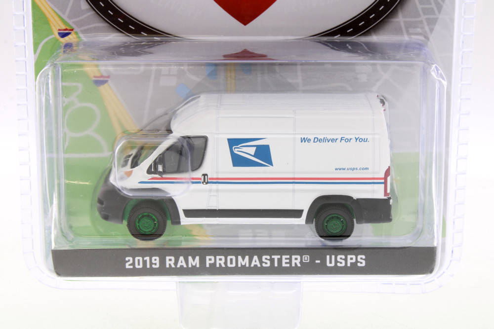 Greenlight 1/64 RAM Promaster 2019 USPS Van CHASE Edition Model Car 7427264985080