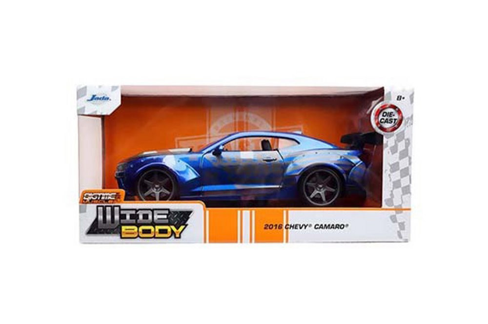 2016 Chevy Camaro, Candy Blue - Jada Toys 32993/4 - 1/24 scale