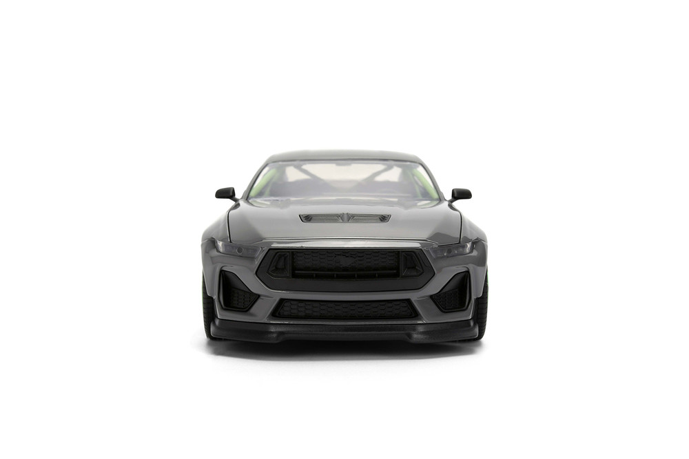 2024 Ford Mustang RTR Spec 5-D, Glossy Gray - Jada Toys 36593 - 1/24 Scale Diecast Model Toy Car