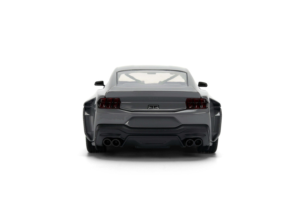 2024 Ford Mustang RTR Spec 5-D, Glossy Gray - Jada Toys 36593 - 1/24 Scale Diecast Model Toy Car