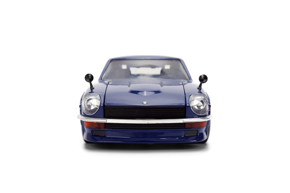 1972 Datsun 240Z, Dark Blue - Jada Toys 37020 - 1/24 Scale Diecast