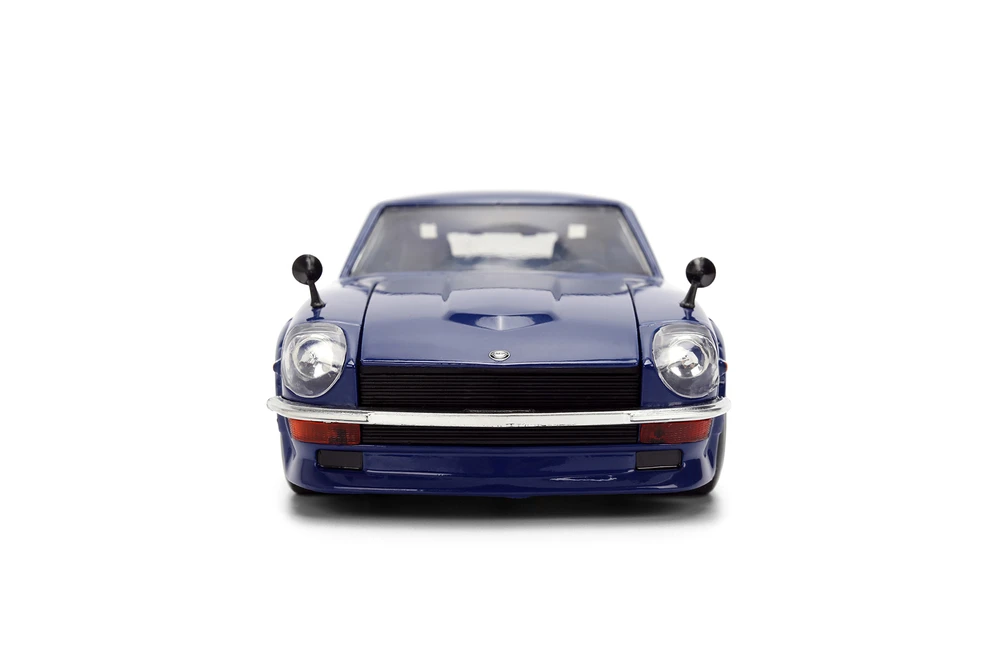 1972 Datsun 240Z, Dark Blue - Jada Toys 37020 - 1/24 Scale Diecast Model Toy Car