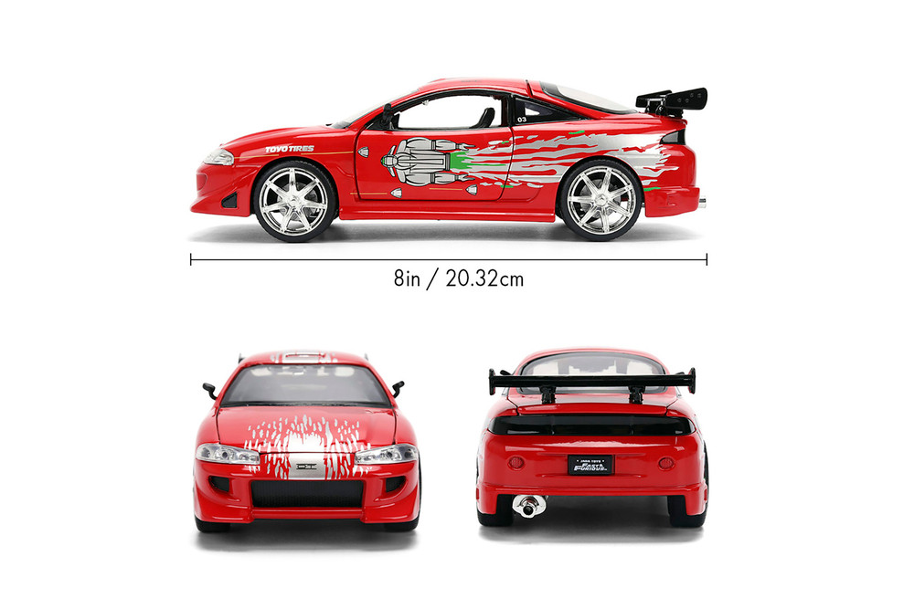 Brian's Mitsubishi Eclipse Remix, Fast & Furious - Jada Toys 36815