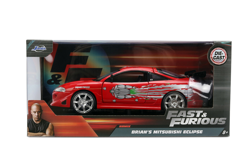 Brian's Mitsubishi Eclipse Remix, Fast & Furious - Jada Toys 36815