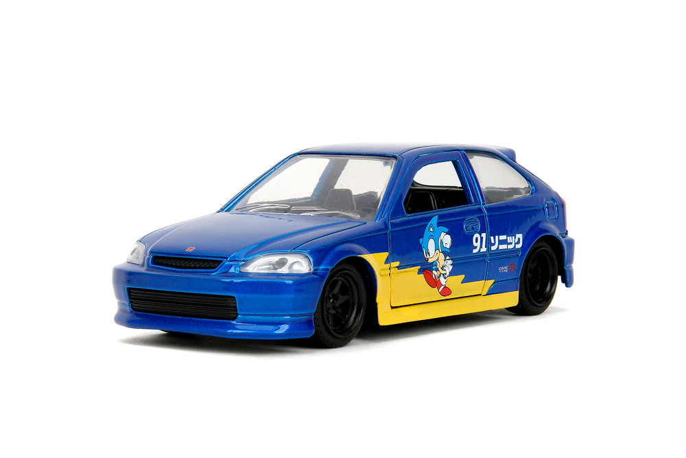 1997 Honda Civic Type R, Sonic the Hedgehog - Jada Toys 35482 - 1