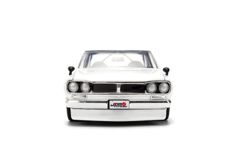1971 Nissan Skyline GT-R, White/Gold - Jada Toys 37021 - 1/24