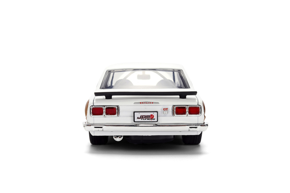 1971 Nissan Skyline GT-R, White/Gold - Jada Toys 37021 - 1/24