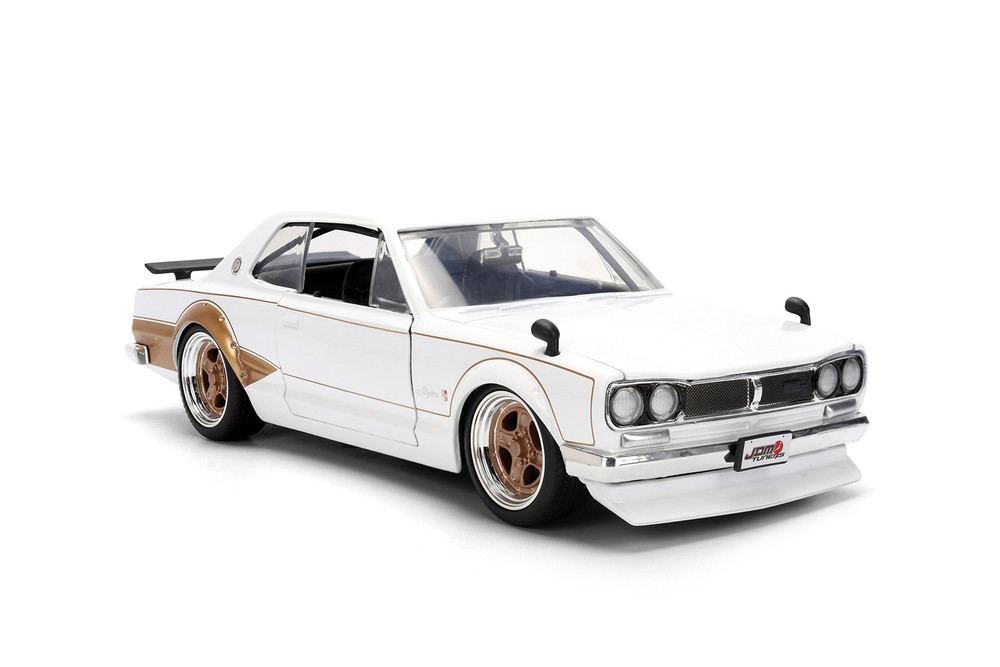 1971 Nissan Skyline GT-R, White/Gold - Jada Toys 37021 - 1/24