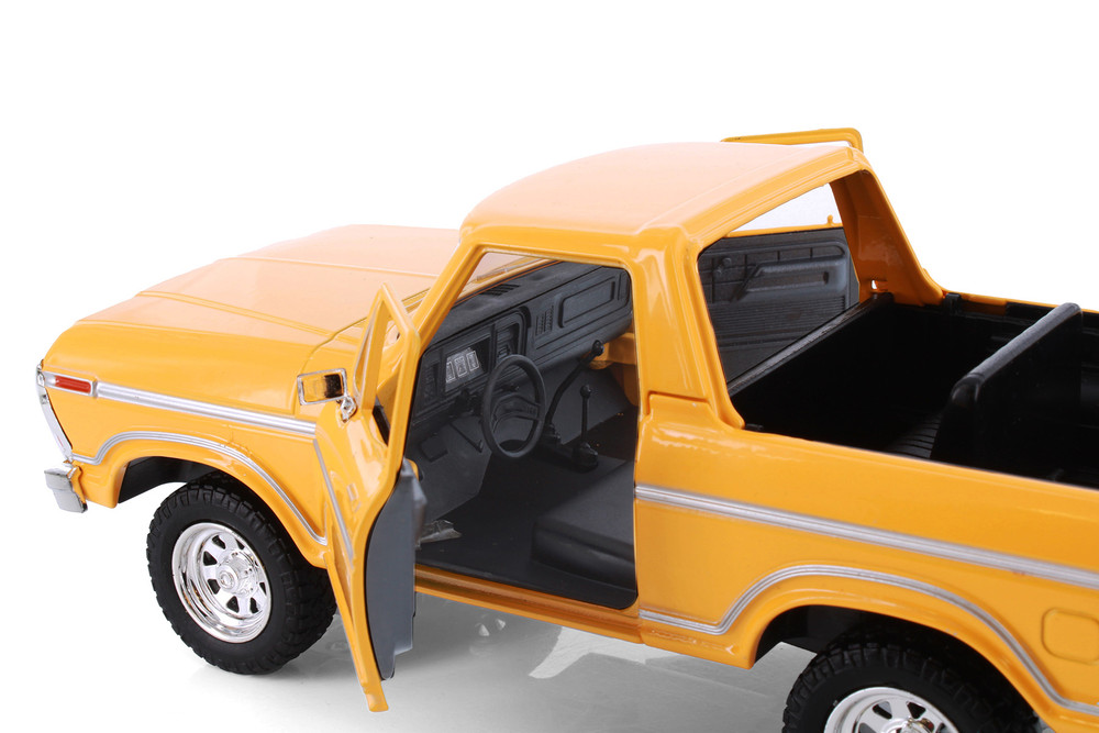 1978 Ford Bronco (Open Top), Orange - Showcasts 77374D - 1/24 Scale Diecast Model Toy Car