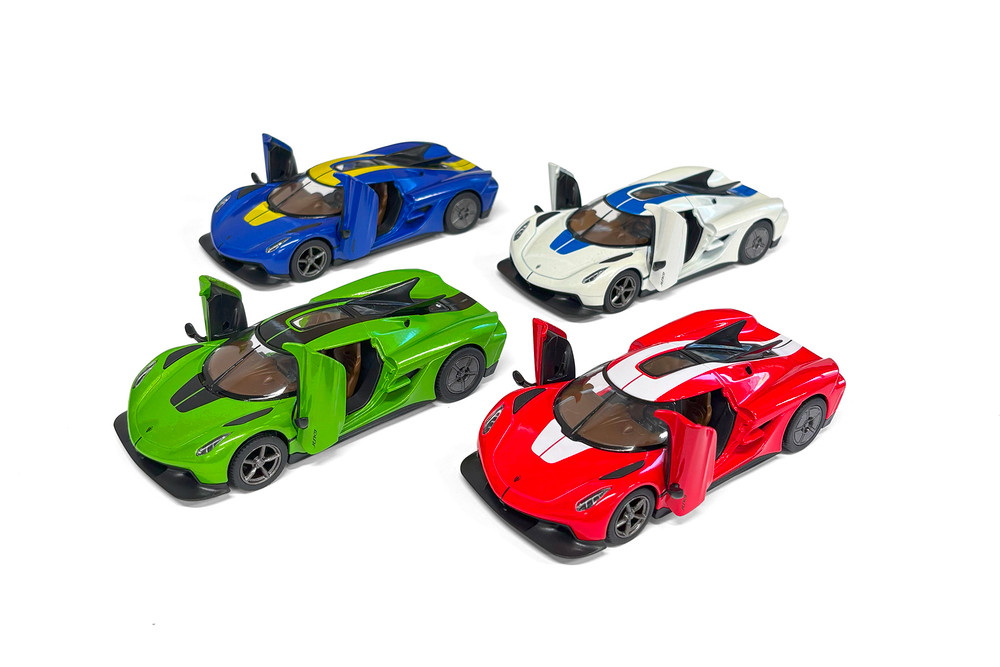 4-Pack Koenigsegg Jesko Absolut Livery Edition, ASSTD - Kinsmart