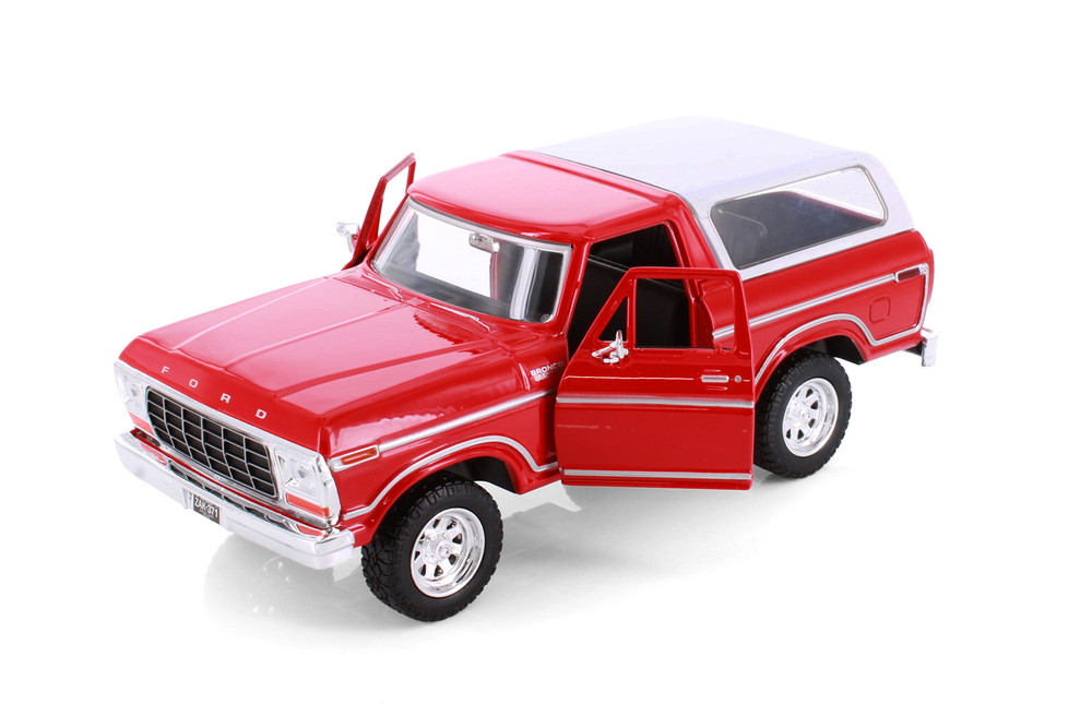 1978 Ford Bronco, Red - Showcasts 77373D - 1/24 Scale Diecast Model Toy Car