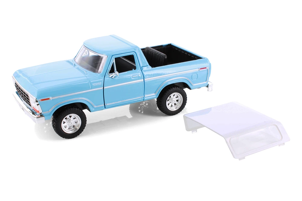 1978 Ford Bronco, Blue - Showcasts 77373D - 1/24 Scale Diecast Model Toy Car