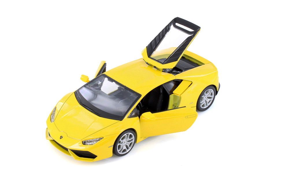 Lamborghini Huracan LP 610-4, Yellow - Showcasts 38509YL - 1/24 Scale Diecast Model Toy Car