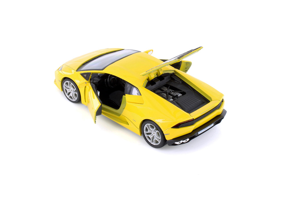 Lamborghini Huracan LP 610-4, Yellow - Showcasts 38509YL - 1/24 Scale Diecast Model Toy Car