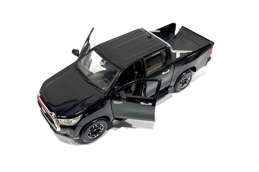 Toyota Hilux Double Cab Pickup Truck, Black - Maisto 32920BK - 1