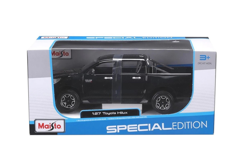 Toyota Hilux Double Cab Pickup Truck, Black - Maisto 32920BK - 1