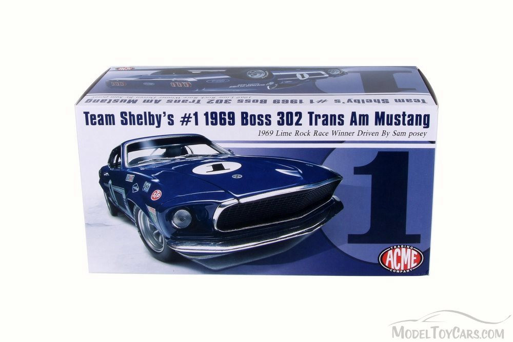 1969 Trans Am Mustang 限定版 Spark 1:43 Ford Mustang #15 Trans-Am 1969 Parnelli Jones