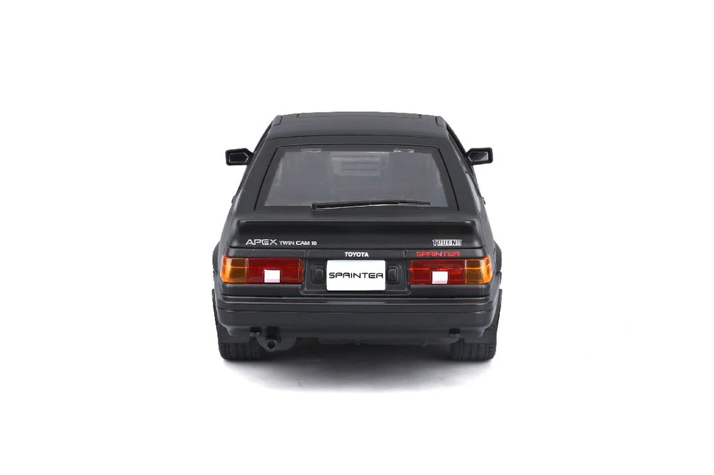 Toyota Sprinter Trueno AE86, Black - Maisto 32916BK - 1/24 Scale Diecast Model Toy Car