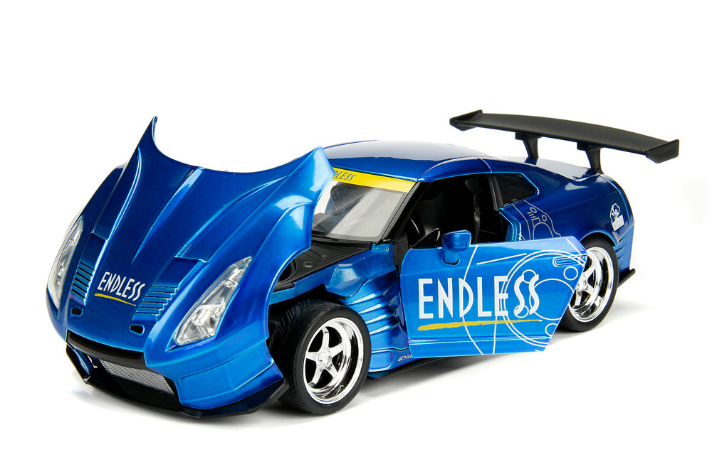 2009 Nissan GT-R (R35) Ben Sopra "Endless", Blue - Jada Toys 98647 - 1/24 Scale Diecast Model Toy Car