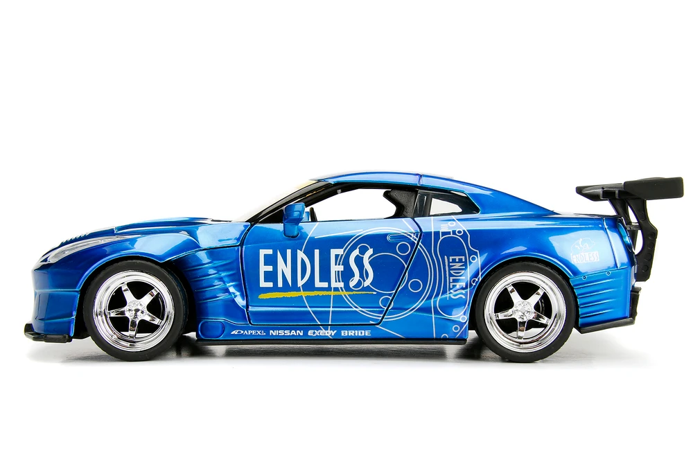 2009 Nissan GT-R (R35) Ben Sopra "Endless", Blue - Jada Toys 98647 - 1/24 Scale Diecast Model Toy Car