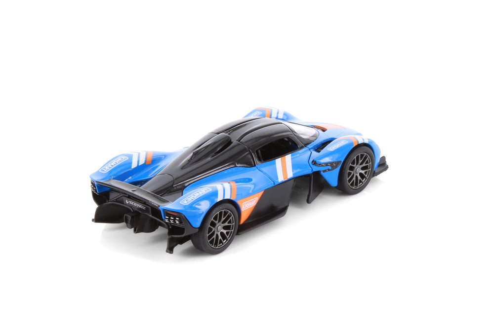 Box of 12 Aston Martin Valkyrie Livery Edition, ASSTD - Kinsmart 5470DF - 1/36 Scale Diecast Model Toy Cars