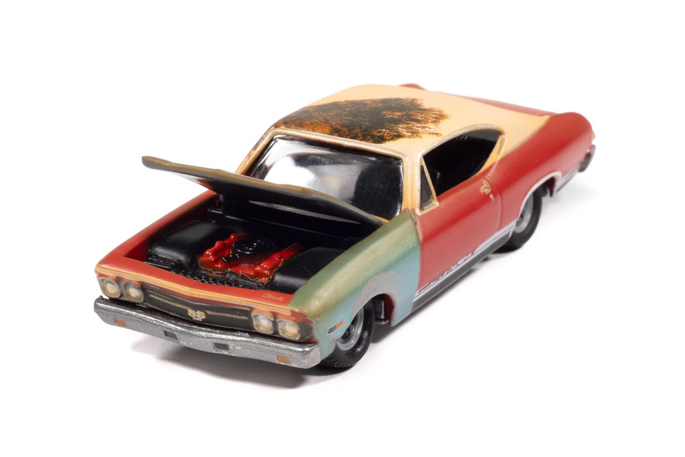 1968 Chevy Chevelle SS 396 (Weathered) - Project in Progress, Matador Red - RC2 JLSP404/24A - 1/64 Sale Diecast Model Toy Car