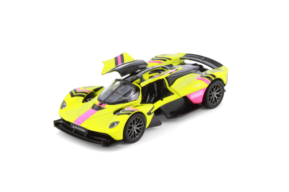 Aston Martin Valkyrie Livery Edition, Yellow - Kinsmart 5470DF - 1