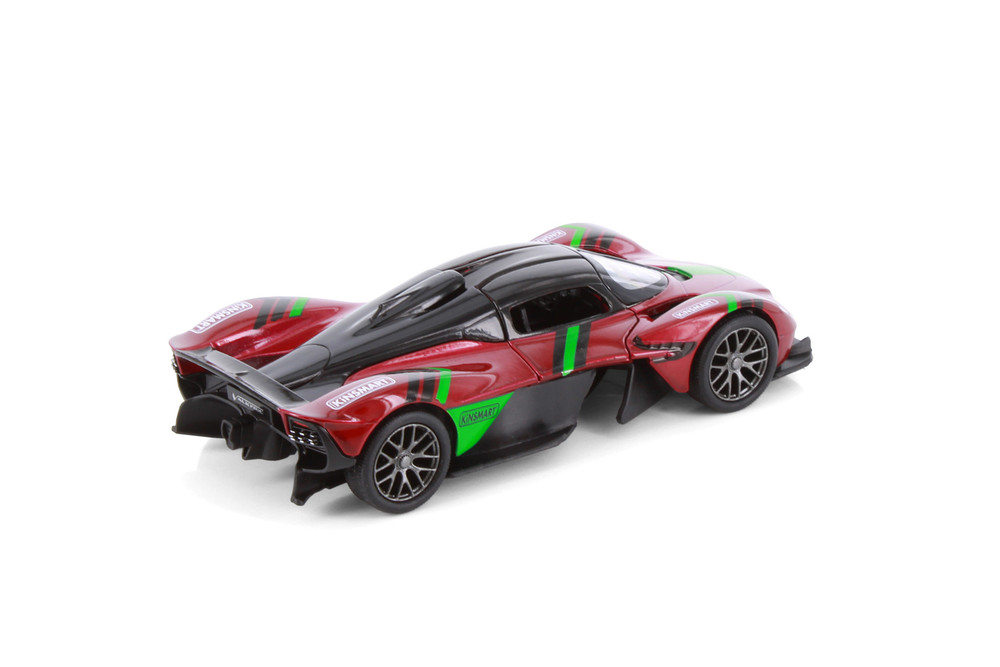 4-Pack Aston Martin Valkyrie Livery Edition - Kinsmart 5470DF - 1/36 Scale Diecast Model Toy Cars