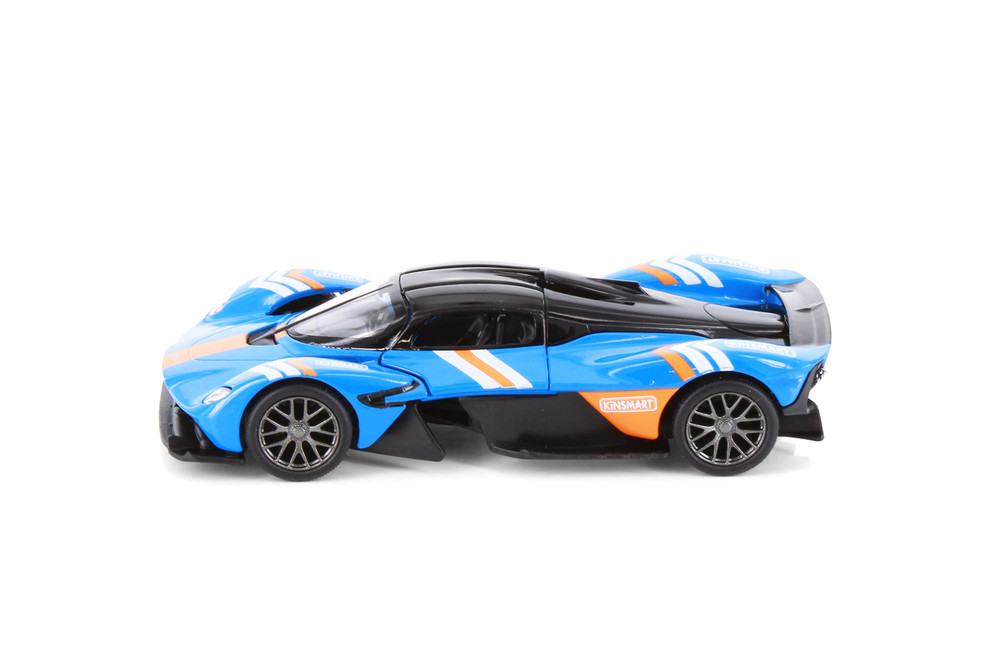 Aston Martin Valkyrie Livery Edition, Blue - Kinsmart 5470DF - 1/36 Scale Diecast Model Toy Car