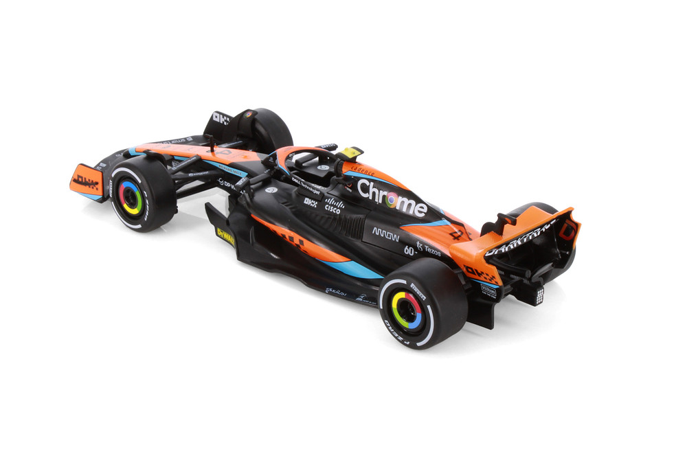 2023 McLaren MCL60 F1, #4 Lando Norris - Showcasts 68287D - 1/24 Scale Diecast Model Toy Car