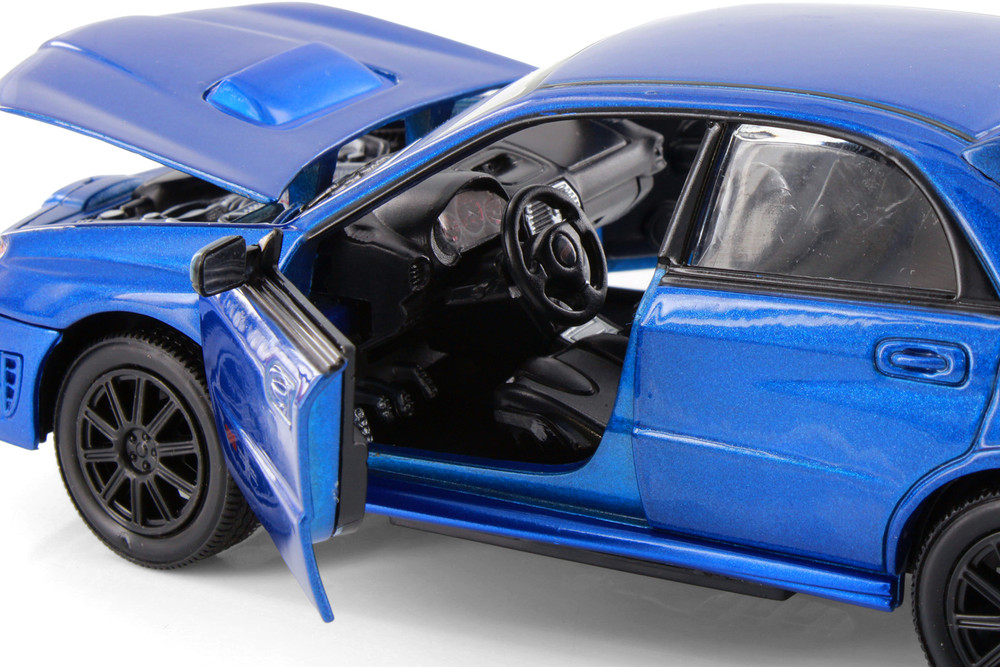 Subaru Impreza WRX STI Hardtop, Blue - Showcasts 77330D - 1/24