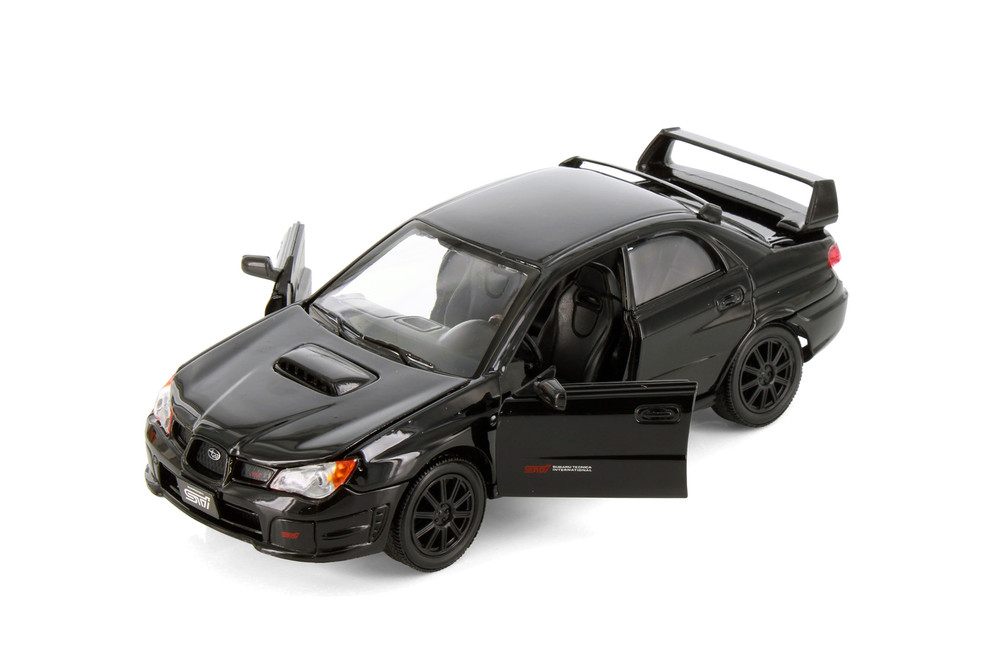 Subaru Impreza WRX STI Hardtop, Black - Showcasts 77330D - 1/24 Scale Diecast Model Toy Car