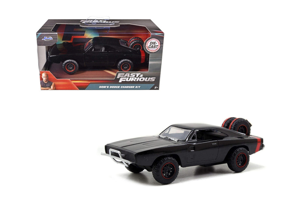 1970 Dom's Dodge Charger Off-Road, Black - Jada Toys Fast