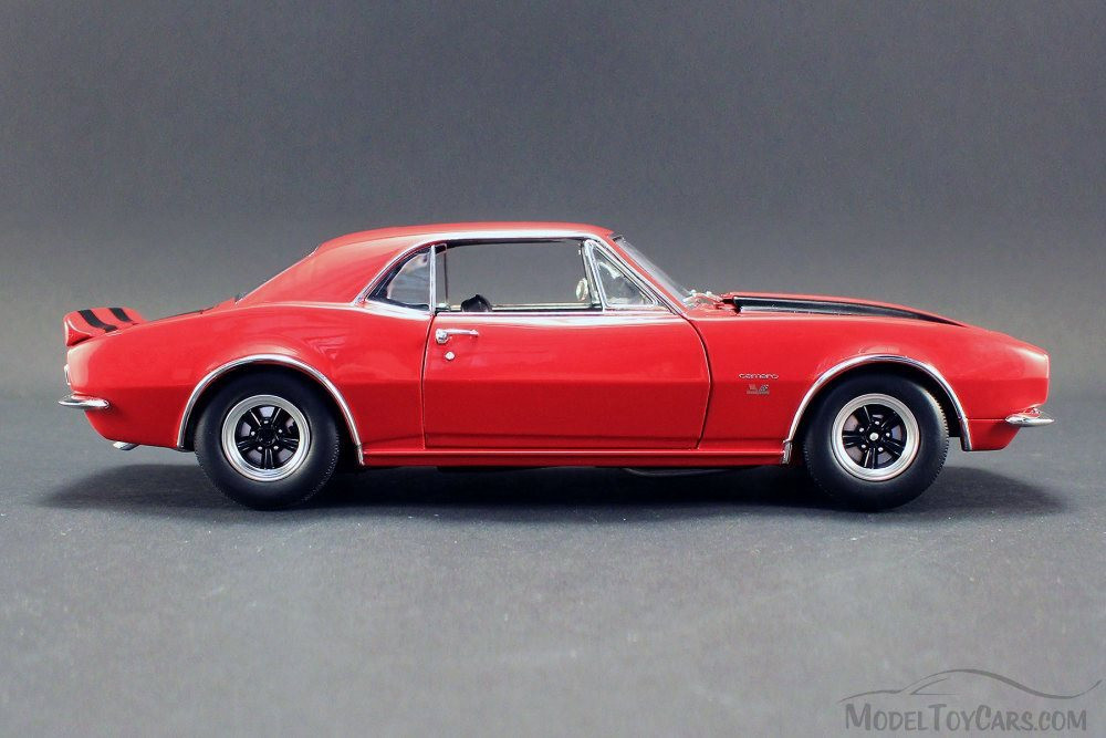 1967 Chevy Camaro 427, Red w/ Black - Acme 1805711 - 1/18 Scale Diecast Model Toy Car