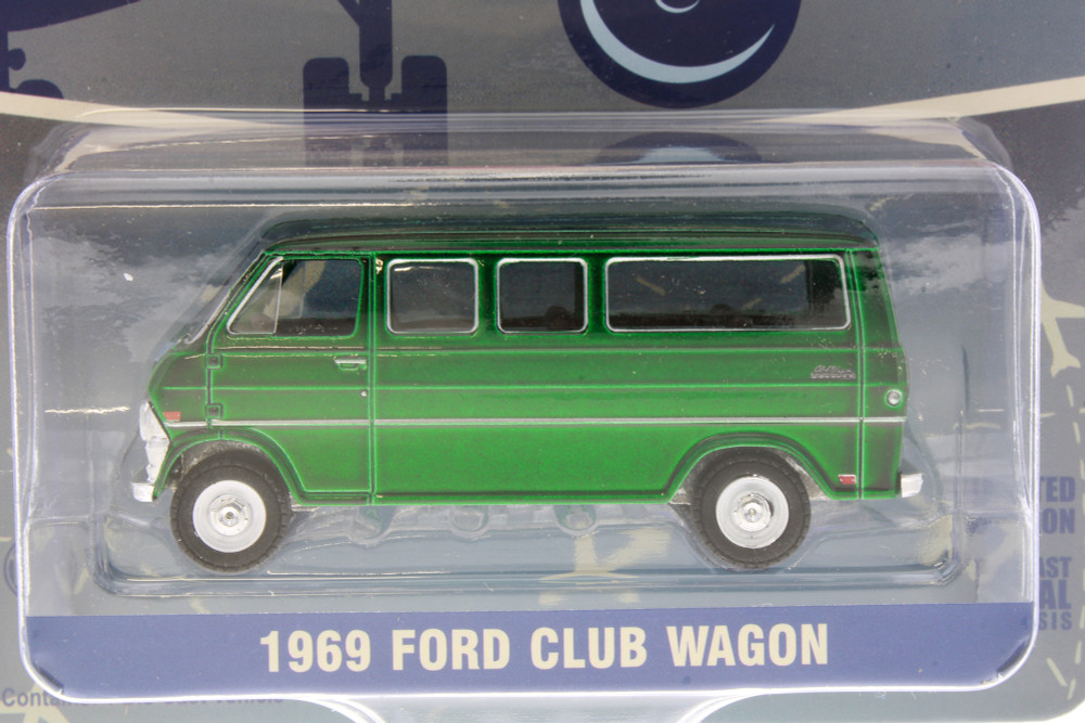 GREEN MACHINE 1969 Ford Club Wagon Van, Global Airlines