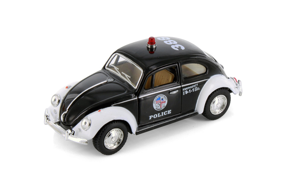 Corgi Diecast 11.5cm - Porsche 924 Police Noir/Blanc - Modèle Réduit Vintage CG40