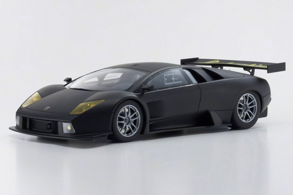 Lamborghini Murcielago R-GT, Matte Black - Kyosho KSR18505BK - 1