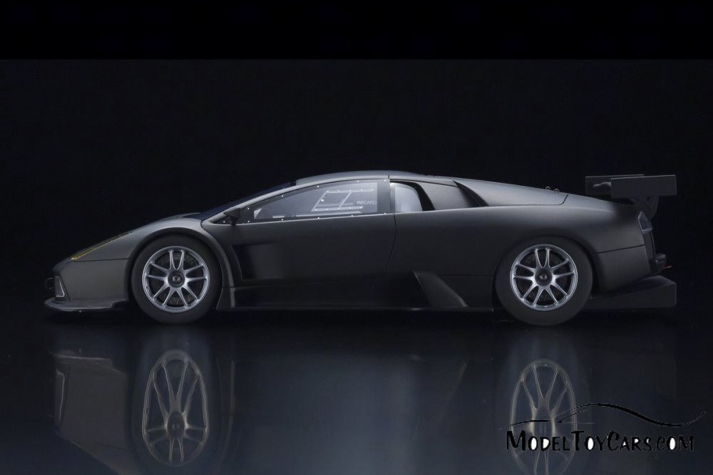 Lamborghini Murcielago R-GT, Matte Black - Kyosho KSR18505BK - 1