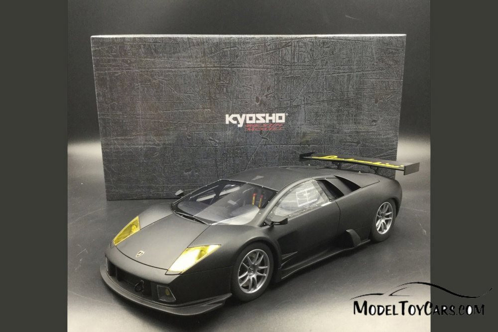 Lamborghini Murcielago R-GT, Matte Black - Kyosho KSR18505BK - 1
