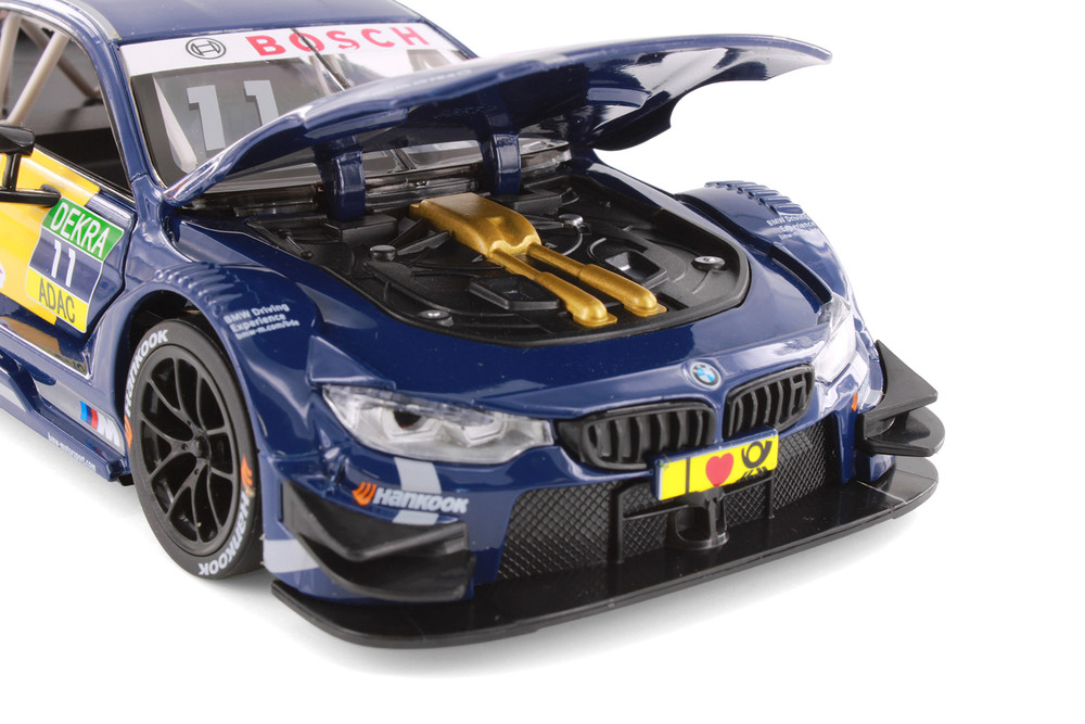BMW M4 DTM w/Red Bull Racing Livery, Dark Blue - Showcasts 68295D - 1/24 Scale Diecast Model Toy Car