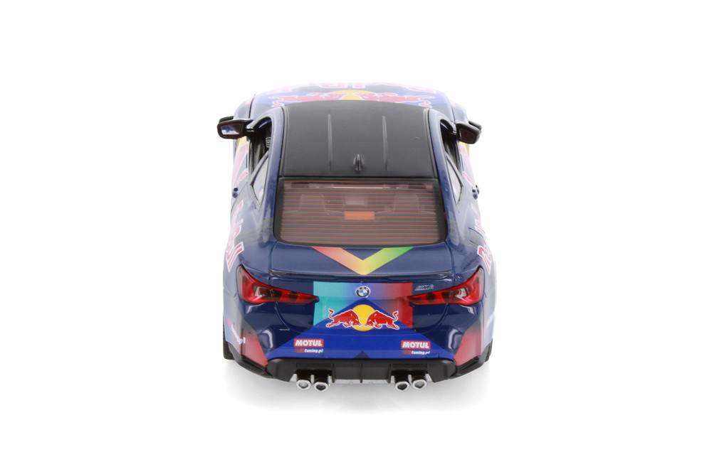 BMW M4 (G82) w/Red Bull Racing Livery, Dark Blue - Showcasts 68292D - 1/23 Scale Diecast Model Toy Car