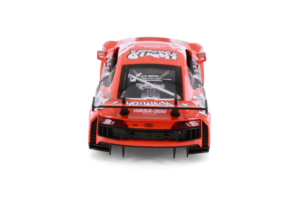 Audi R8 LMS WASA Racing Livery, Orange - Showcasts 68291D - 1/24 Scale Diecast Model Toy Car