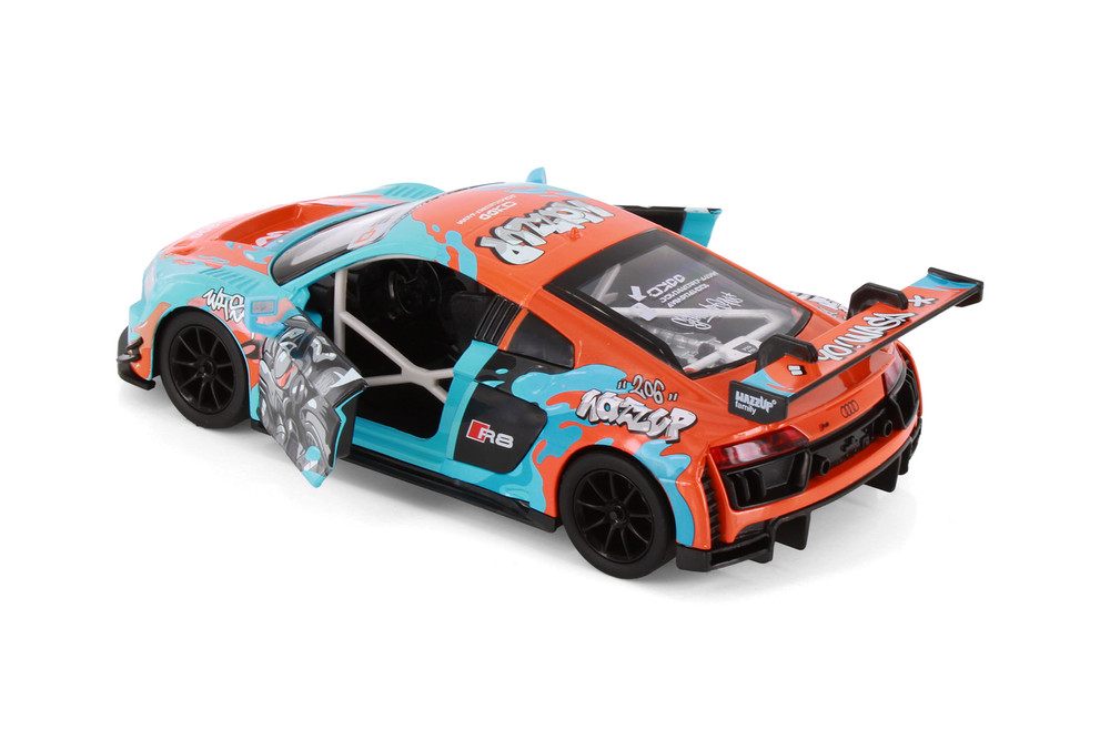 Audi R8 LMS WASA Racing Livery, Blue - Showcasts 68291D - 1/24 Scale Diecast Model Toy Car