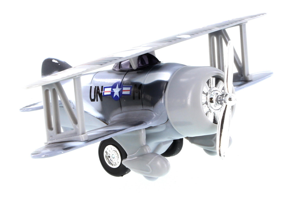 Box of 6 Classic Wing Airplane, Assortment - Showcasts 998D - 6" Scale Diecast Model Toy Planes