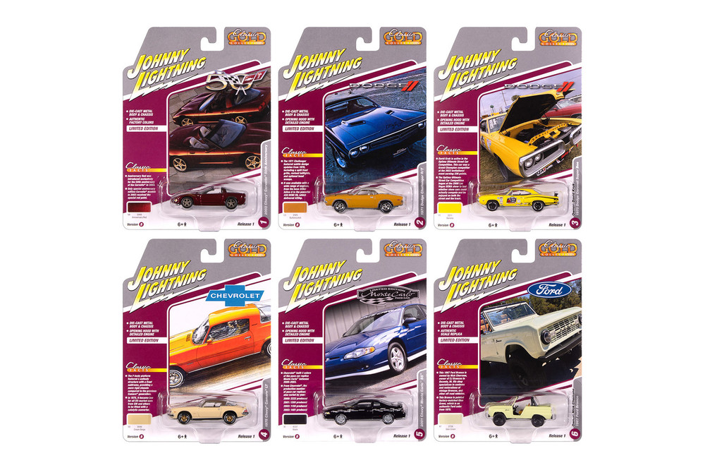 Box of 6 Classic Gold 2025 Release 1 Set B, ASSTD - Johnny