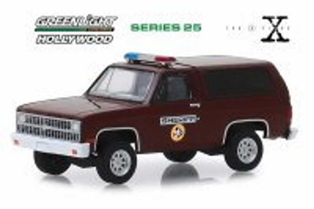 1981 Chevy K-5 Blazer, The X-Files - Greenlight 44850D/48 - 1/64 scale Diecast Model Toy Car