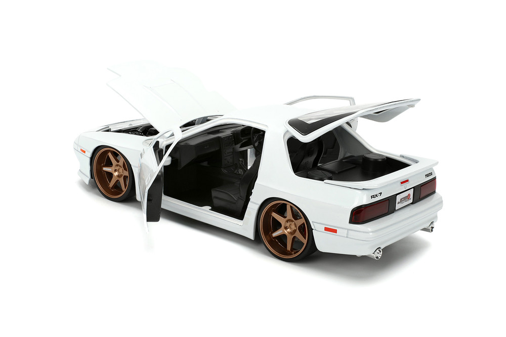 1985 Mazda RX-7 FC, White - Jada Toys 35955 - 1/24 Scale Diecast Model Toy Car