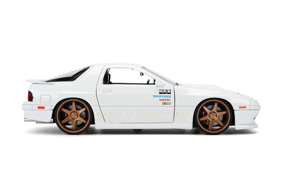 1985 Mazda RX-7 FC, White - Jada Toys 35955 - 1/24 Scale Diecast