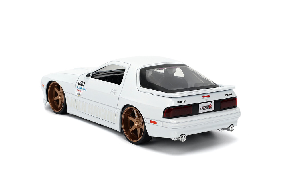 1985 Mazda RX-7 FC, White - Jada Toys 35955 - 1/24 Scale Diecast