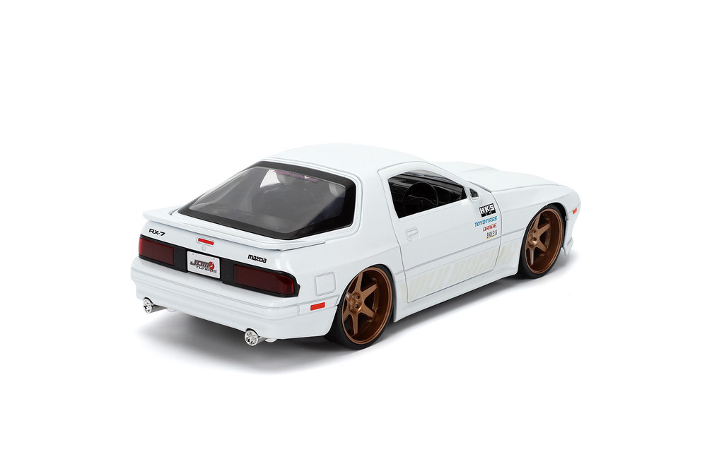1985 Mazda RX-7 FC, White - Jada Toys 35955 - 1/24 Scale Diecast Model Toy Car